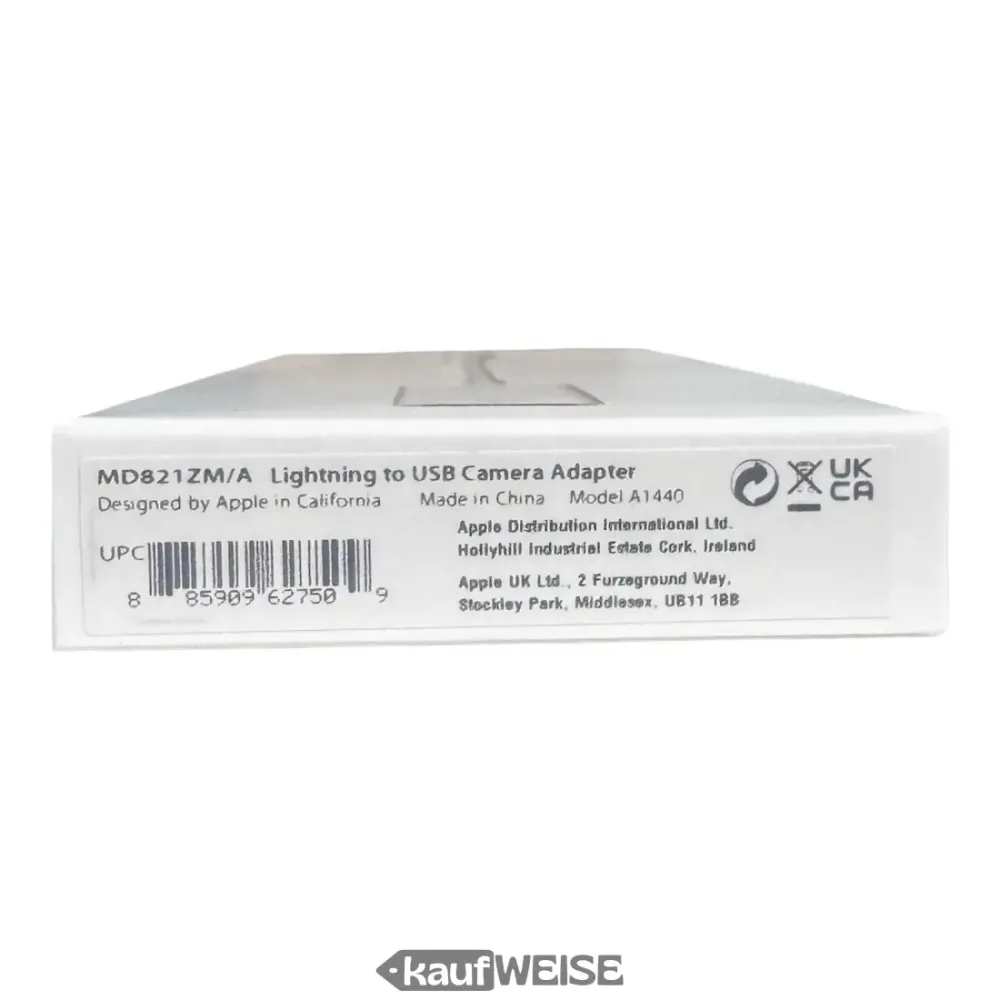 Originalni adapter Apple Lightning za USB kameru (MD821ZM/) | Uvoz fotografija i videa | Spojite USB uređaje na iPhone i iPad