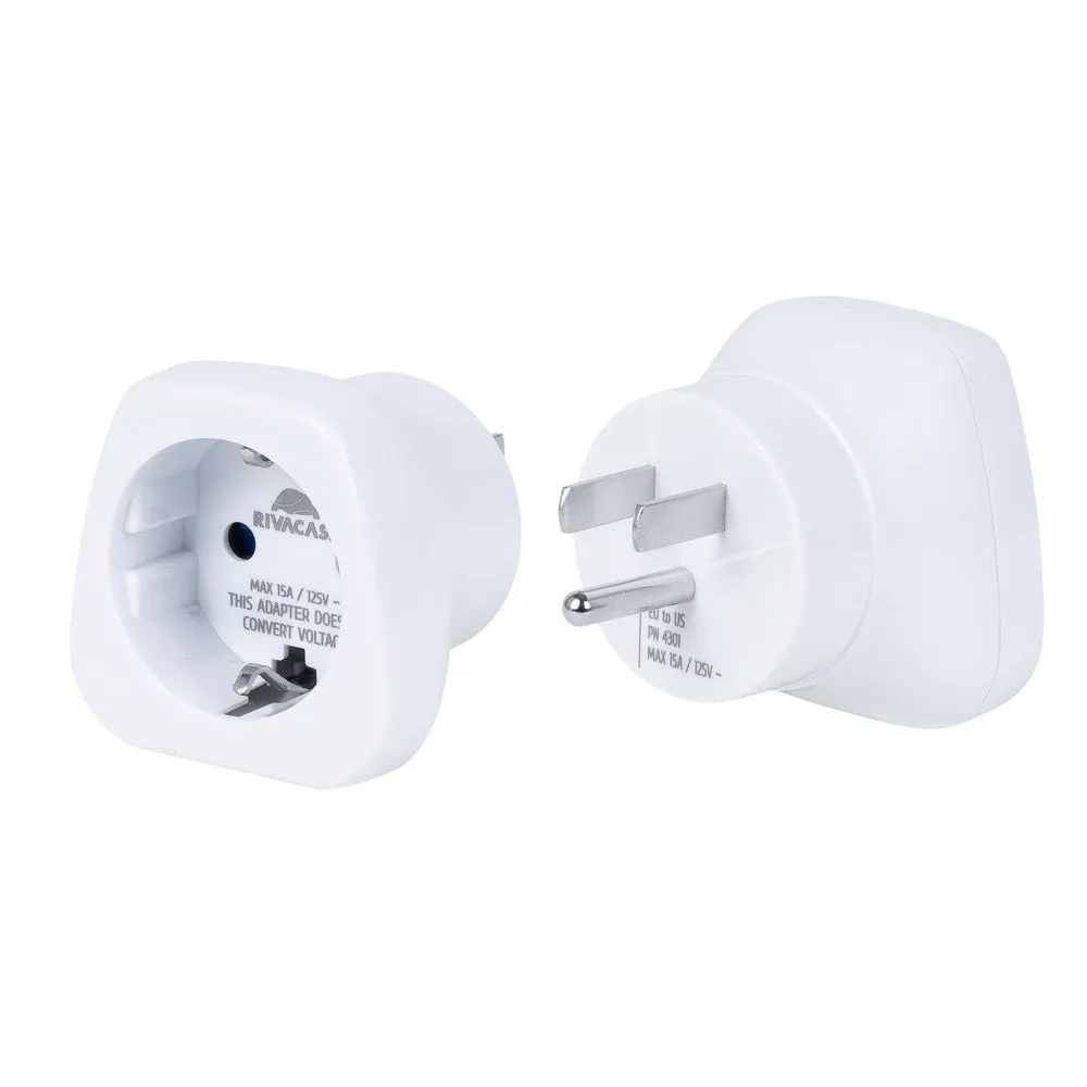 Prijenosni adapter RivaCase PS4301 W00, EU to US