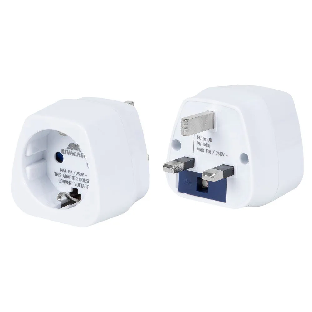 Prijenosni adapter RivaCase PS4401 W00, EU to UK