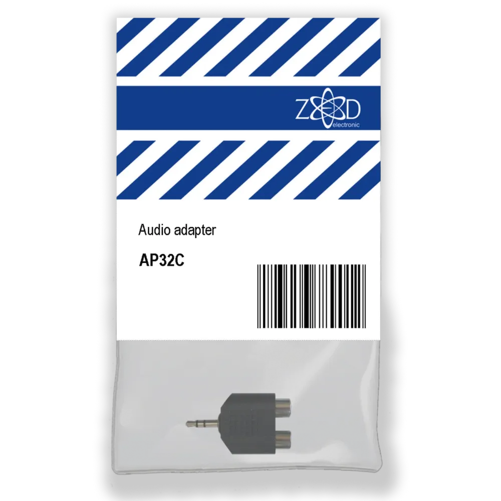 ZED electronic Jack 3.5mm muški na RCA čč ženski x 2 - AP32C
