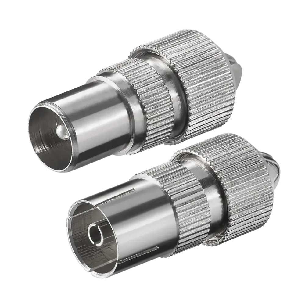 ZED electronic RF utikač + RF utičnica metalna - RF-SET2
