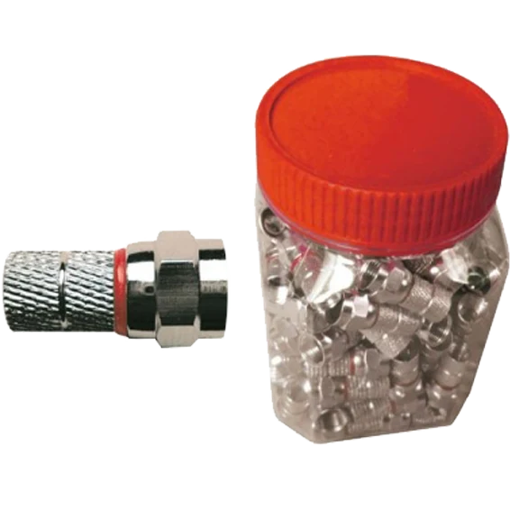 ZODIAC F-Konektor 5mm, za koaksijalni kabel 5mm, pak 100 kom - F 5MM C/ORING