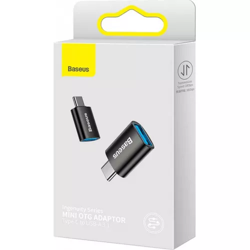 BASEUS INGENUITY USB-C NA USB- ADAPTER OTG (CRNI)