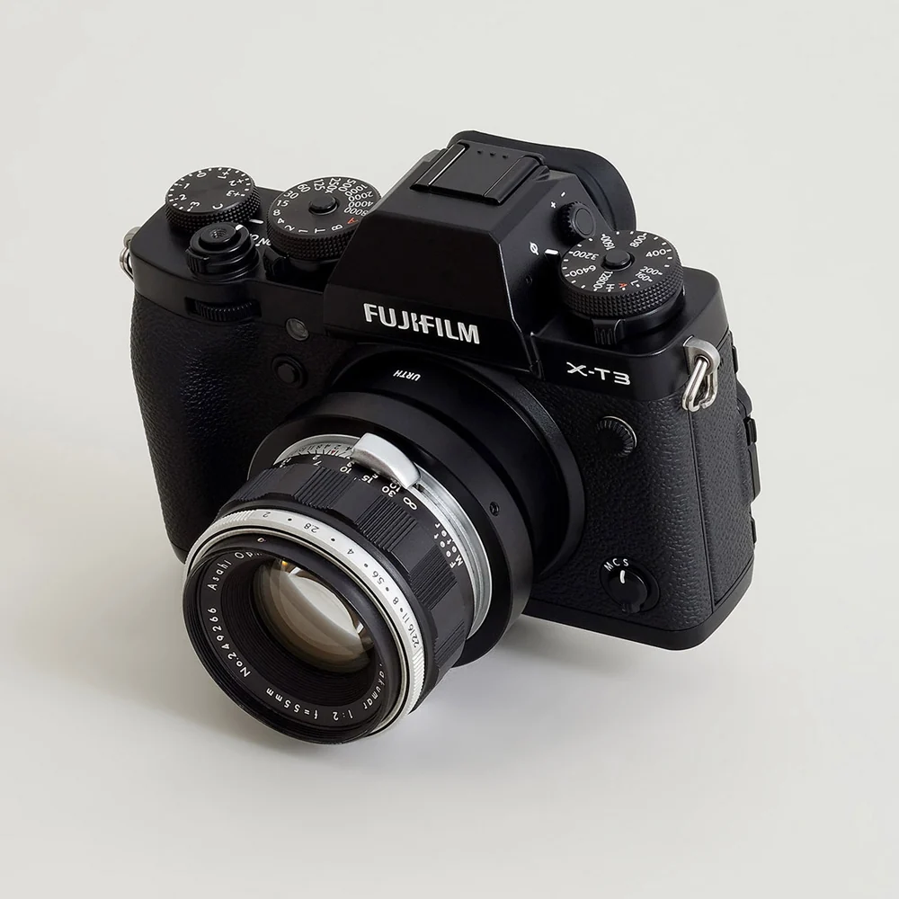 URTH Lens Mount Adapter: M42 Lens to Fuji X mount camera
