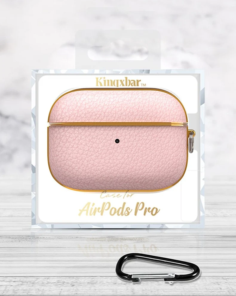Torbica za Apple AirPods Pro slušalice Kingxbar- roza