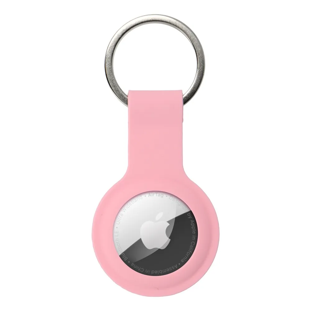 SILIKONSKI držč za AIRTAG / FORCELL F-TAG pink