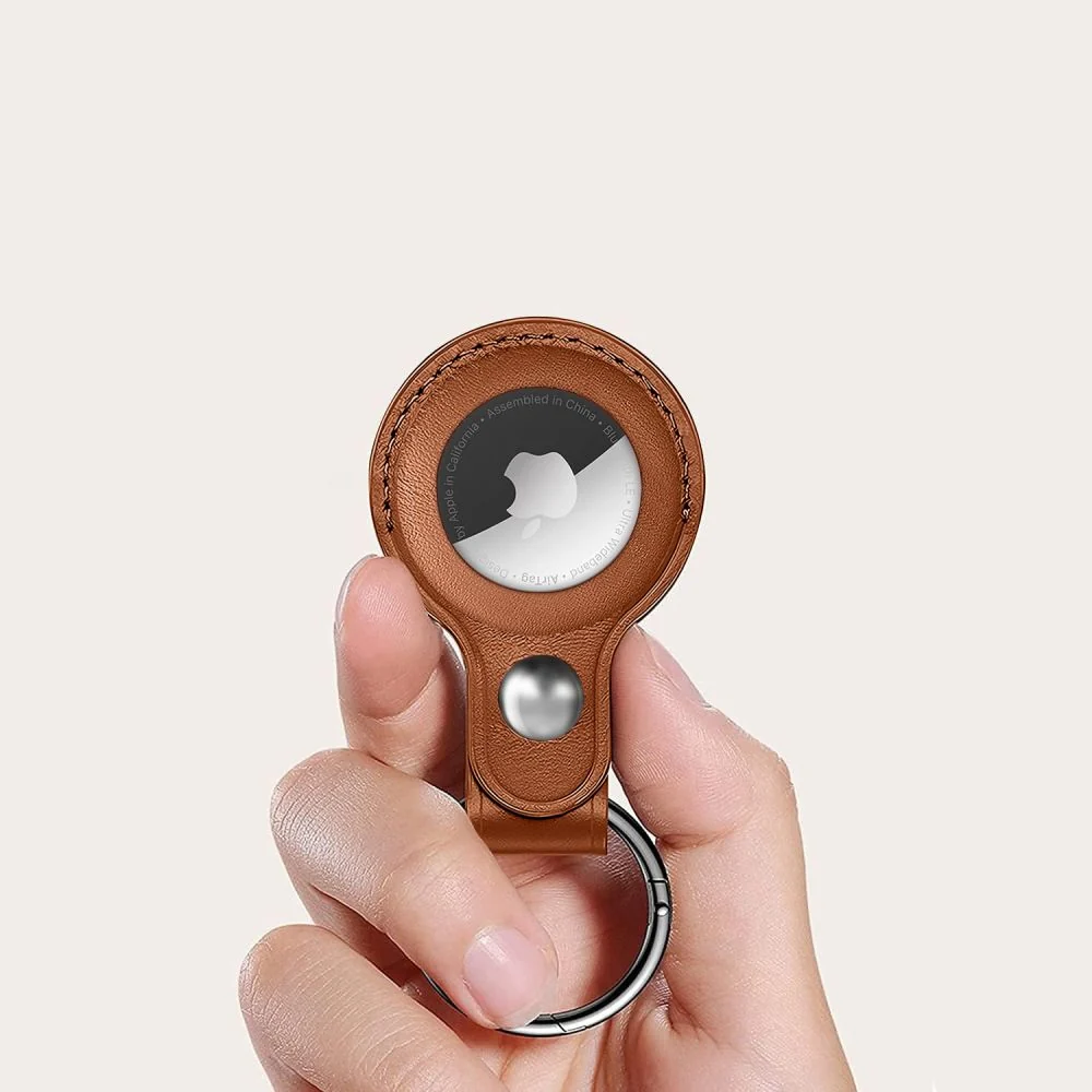 TECH-PROTECT NATURALFIT PRIVJESAK TORBICA ZA APPLE AIRTAG 1 / 2 - smeđ