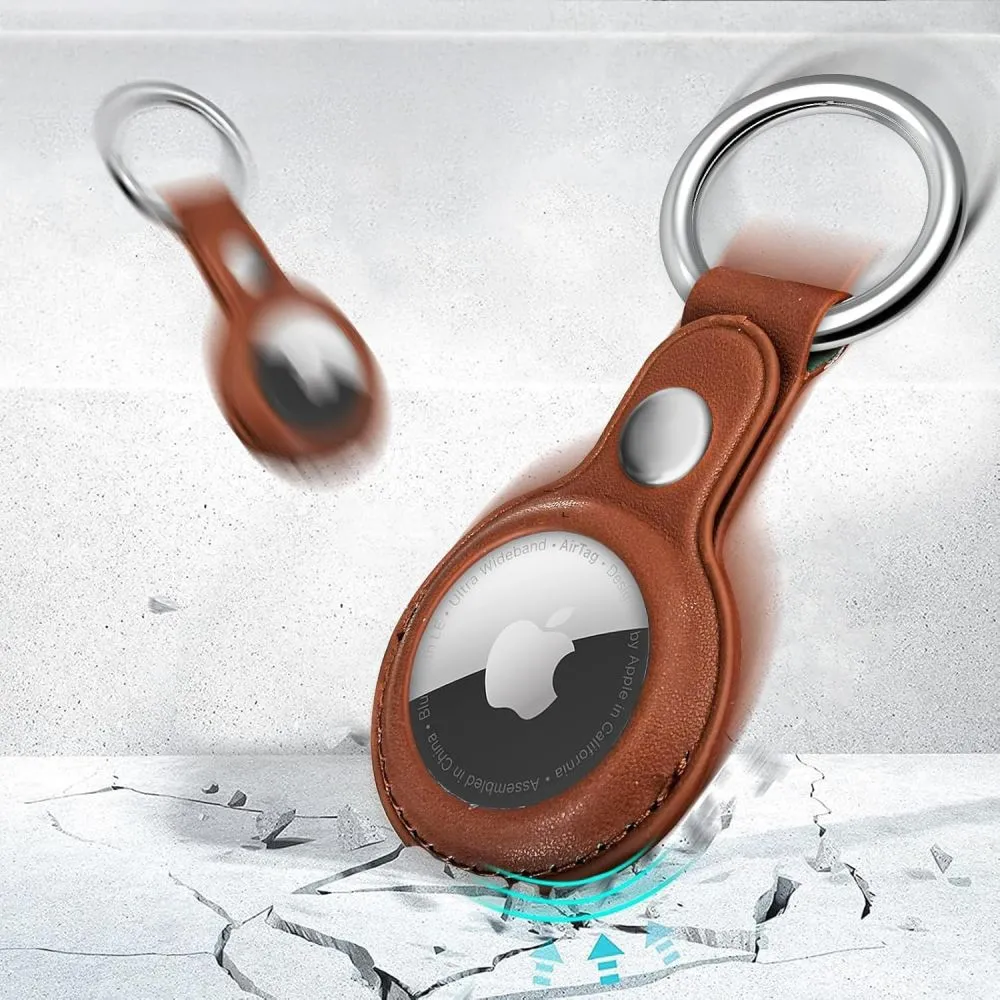 TECH-PROTECT NATURALFIT PRIVJESAK TORBICA ZA APPLE AIRTAG 1 / 2 - smeđ