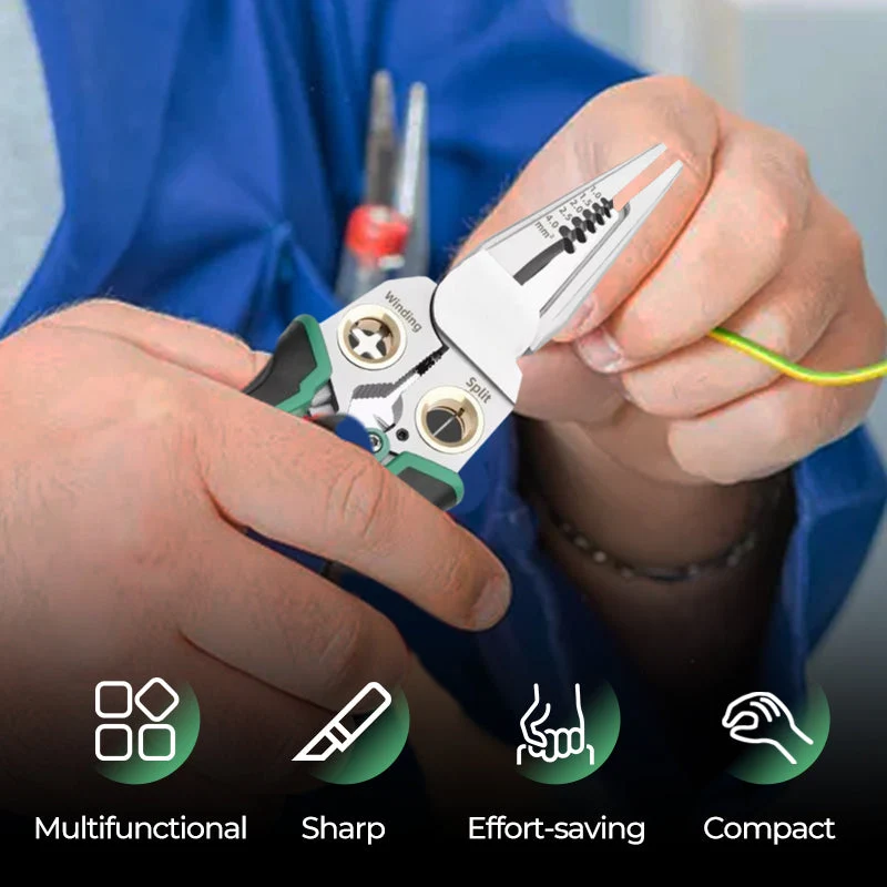 🔥8--1 Multi-Functional Wire Stripper Scissors Electrical Test
