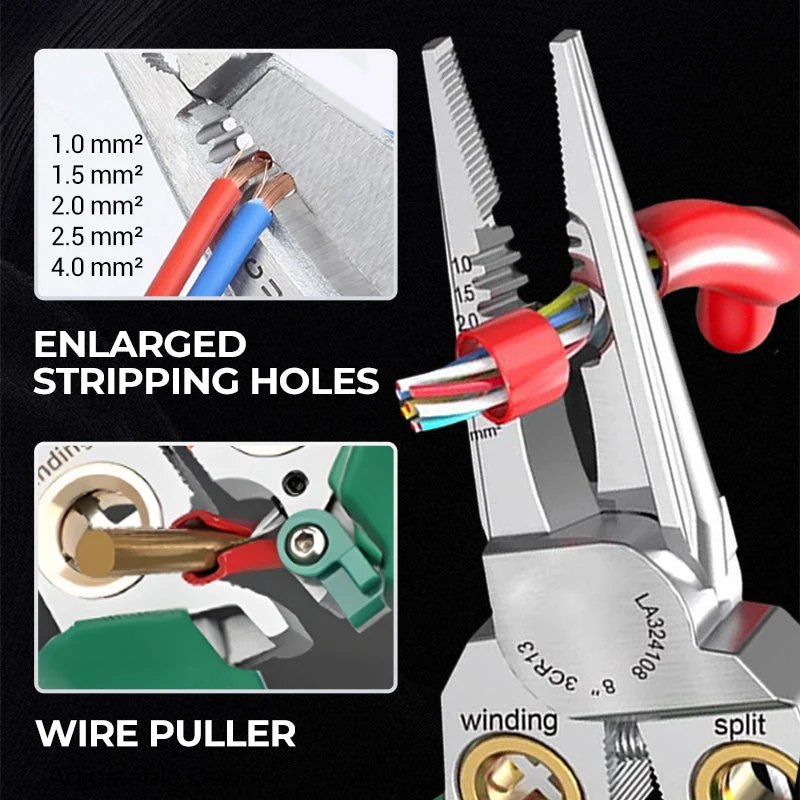 🔥8--1 Multi-Functional Wire Stripper Scissors Electrical Test