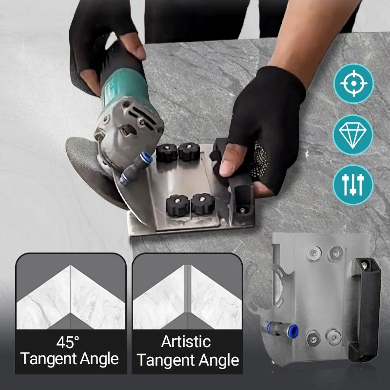 Angle Grinder Stand Tile 45° Chamfer Cutting