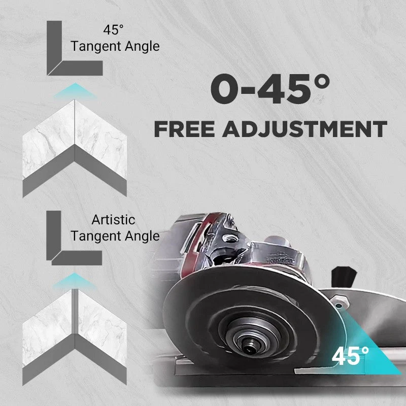 Angle Grinder Stand Tile 45° Chamfer Cutting