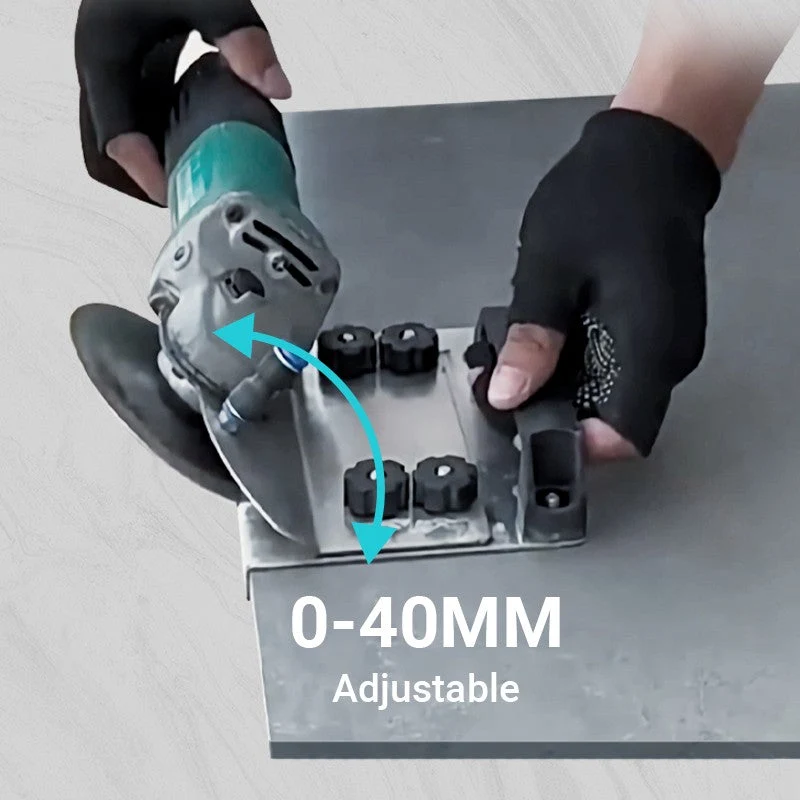 Angle Grinder Stand Tile 45° Chamfer Cutting
