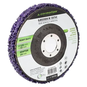 Netkani disk za uklanjanje hrđe, promjer 125 mm x 15 mm, za velika opterećenja