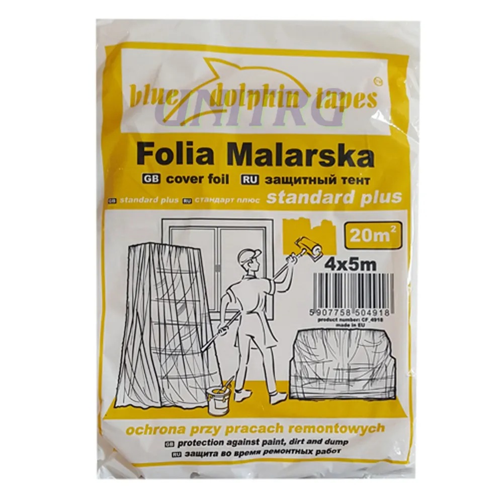 BD Folija pokrivna 4 m x 5 m Standard Plus 12-1-02-EN