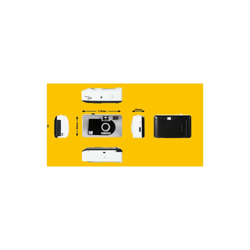 Kodak Analogni fotoaparat S88 Silver Black (motorizirani)