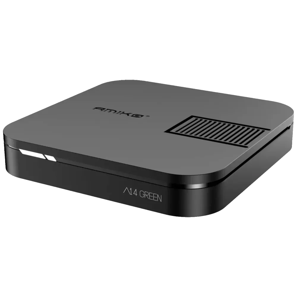 Amiko Prijemnik IPTV, Android OS, 2/16GB, 4K, WiFi Dual Band, BT - A14 GREEN
