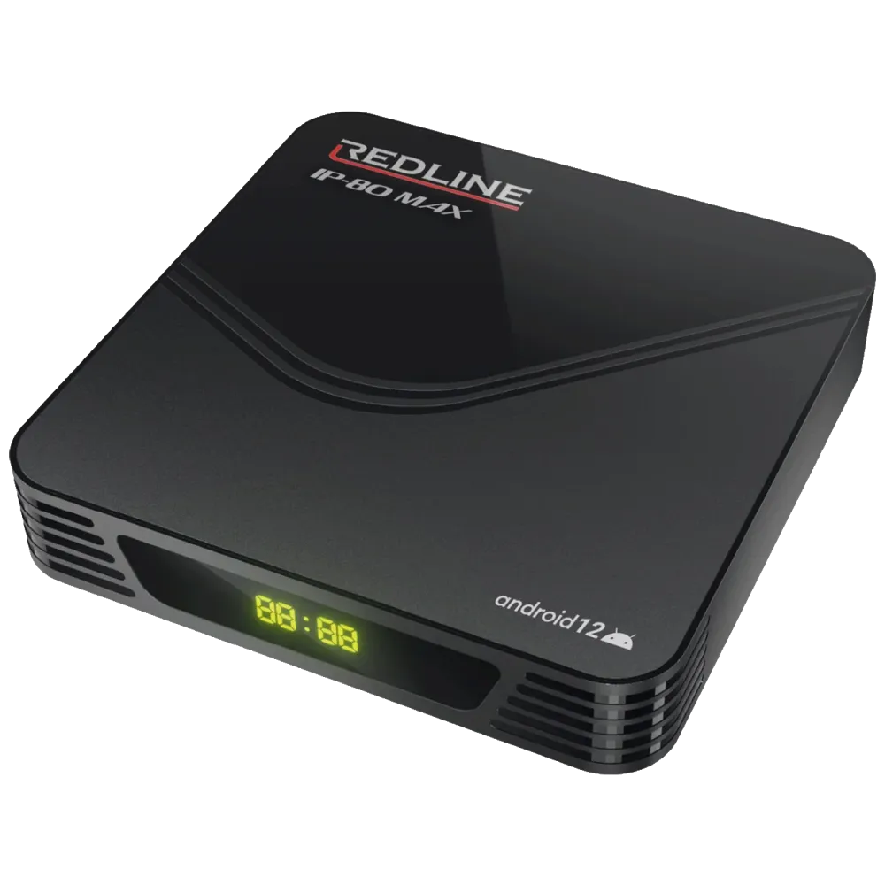 REDLINE Prijemnik IPTV@Android, 4K, 4 / 32 GB, USB, WiFi - IP-80 Max