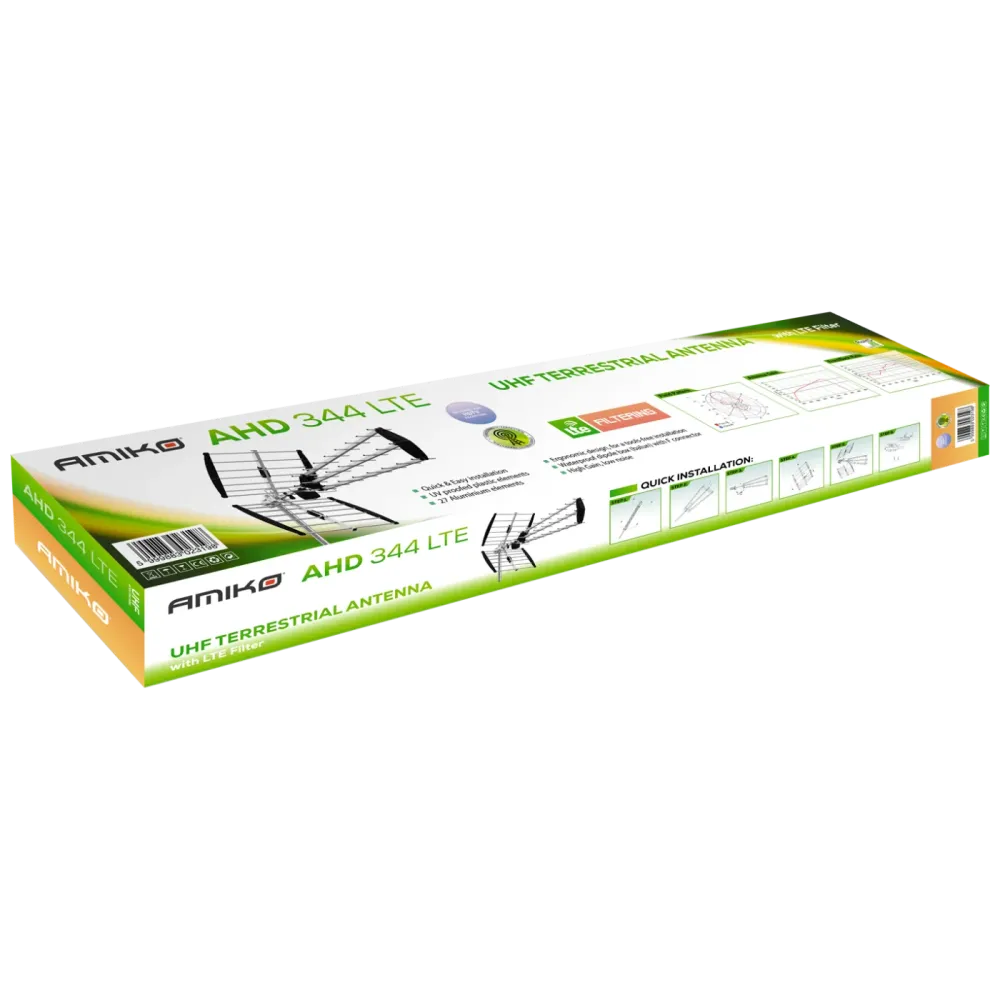 Amiko Antena Triplex Loga, 27 elementa,Alu, 15.5db, LTE filter - AHD 344 LTE