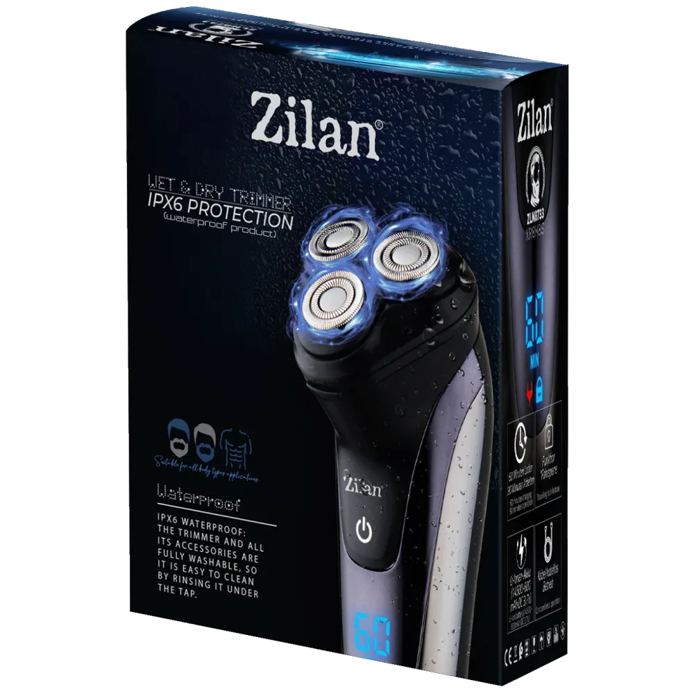 Zilan Aparat za brijanje, IPx6 - ZLN8733 Kronos