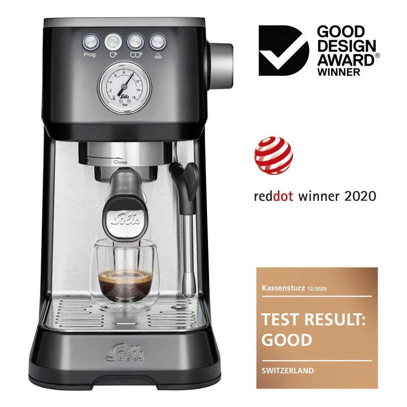 Solis Barista Perfetta Plus Black espresso aparat