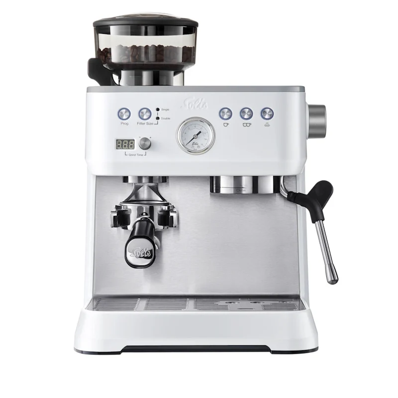 Solis Grind & Infuse Perfetta White espresso aparat