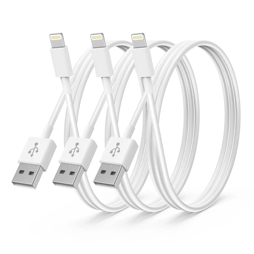Apple iPhone Punjački Kabel s MFi Certifikatom - Lightning - USB, 3 m, Bijeli