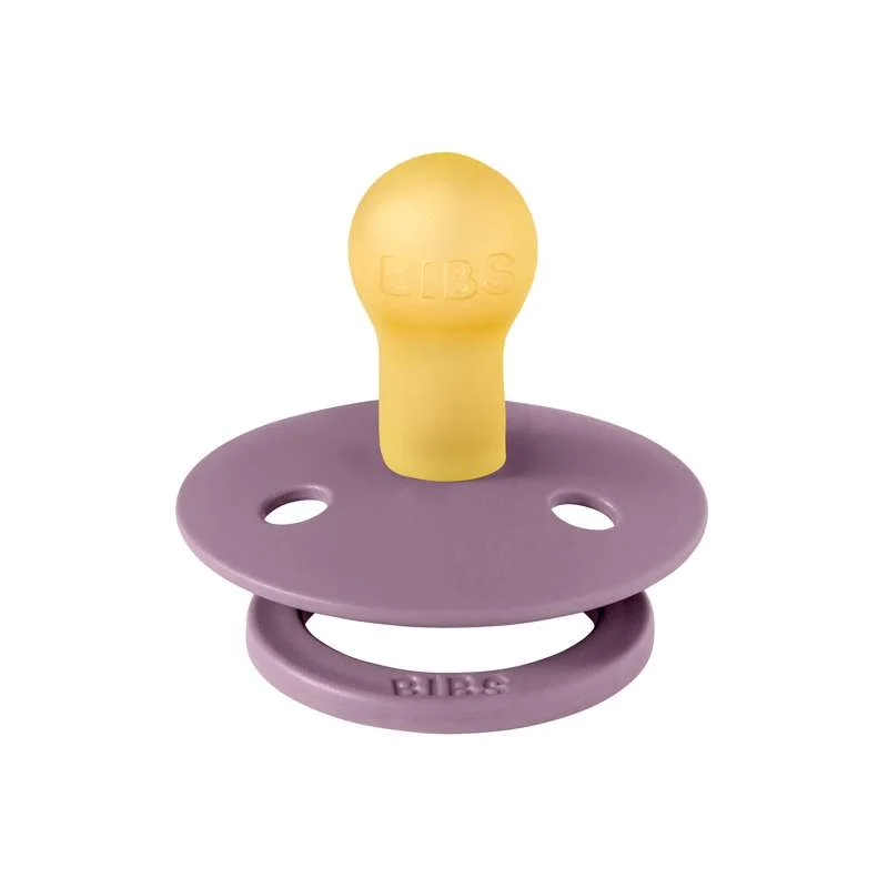 Bibs Okrugla Colour Duda - vel. 1 - prirodni kaučuk - Mauve