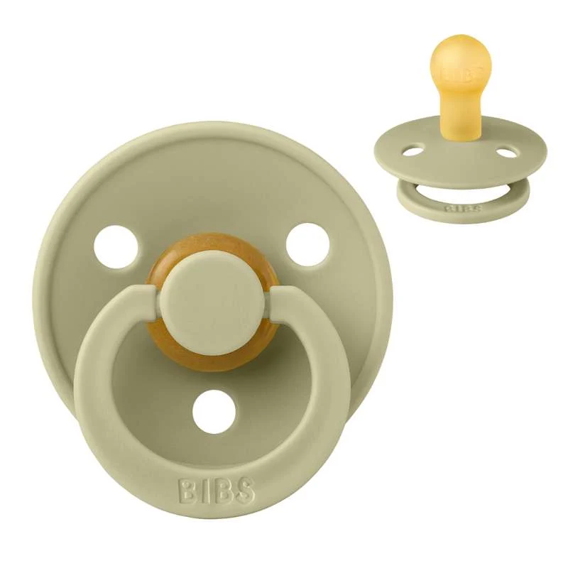 Bibs Okrugla Colour Duda - vel. 1 - prirodni kaučuk - Khaki