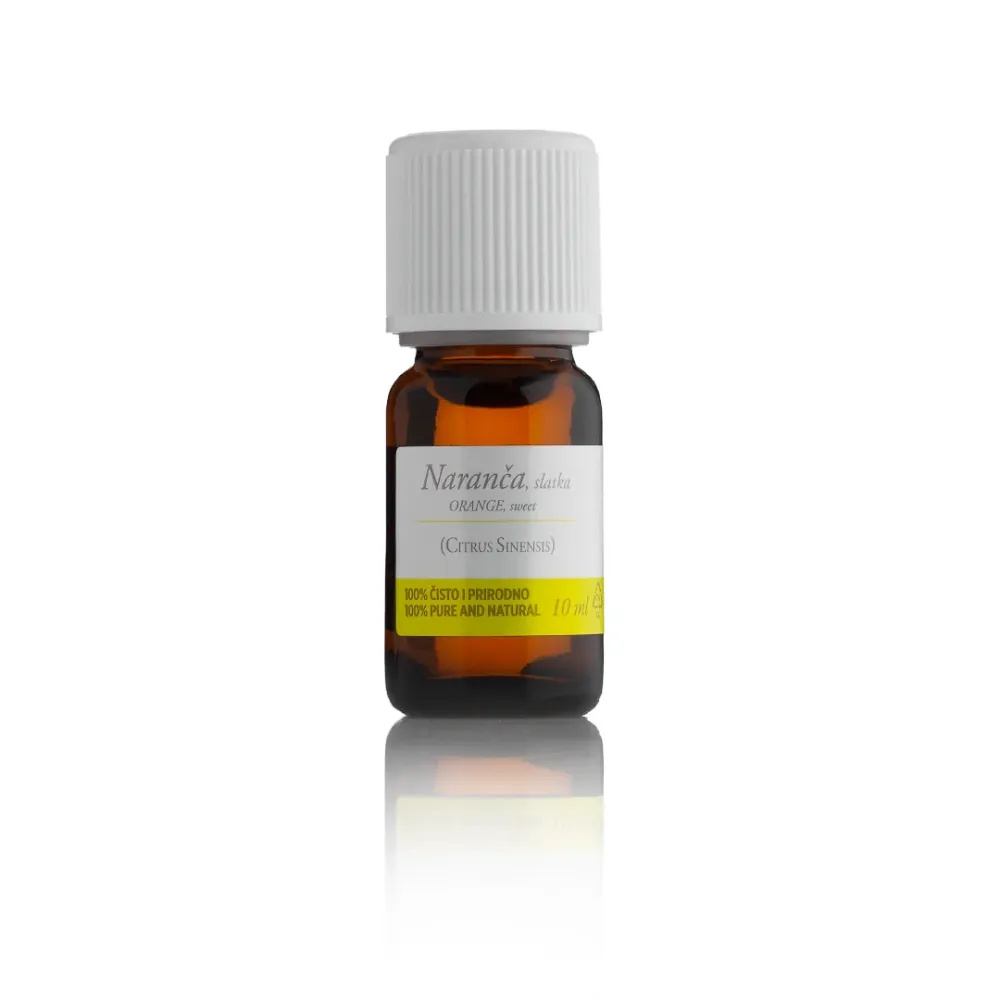 Eterično ulje Slatka naranč (Citrus aurantium dulcis /Citrus sinensis), 10 ml