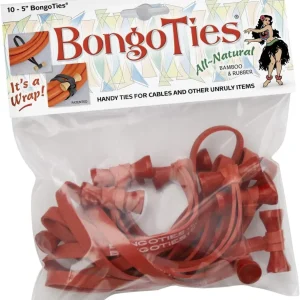 BongoTies wrap, gumice za vezanje kablova pak 1/10 (Crvene)