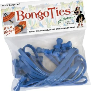 BongoTies wrap, gumice za vezanje kablova pak 1/10 (Plave)