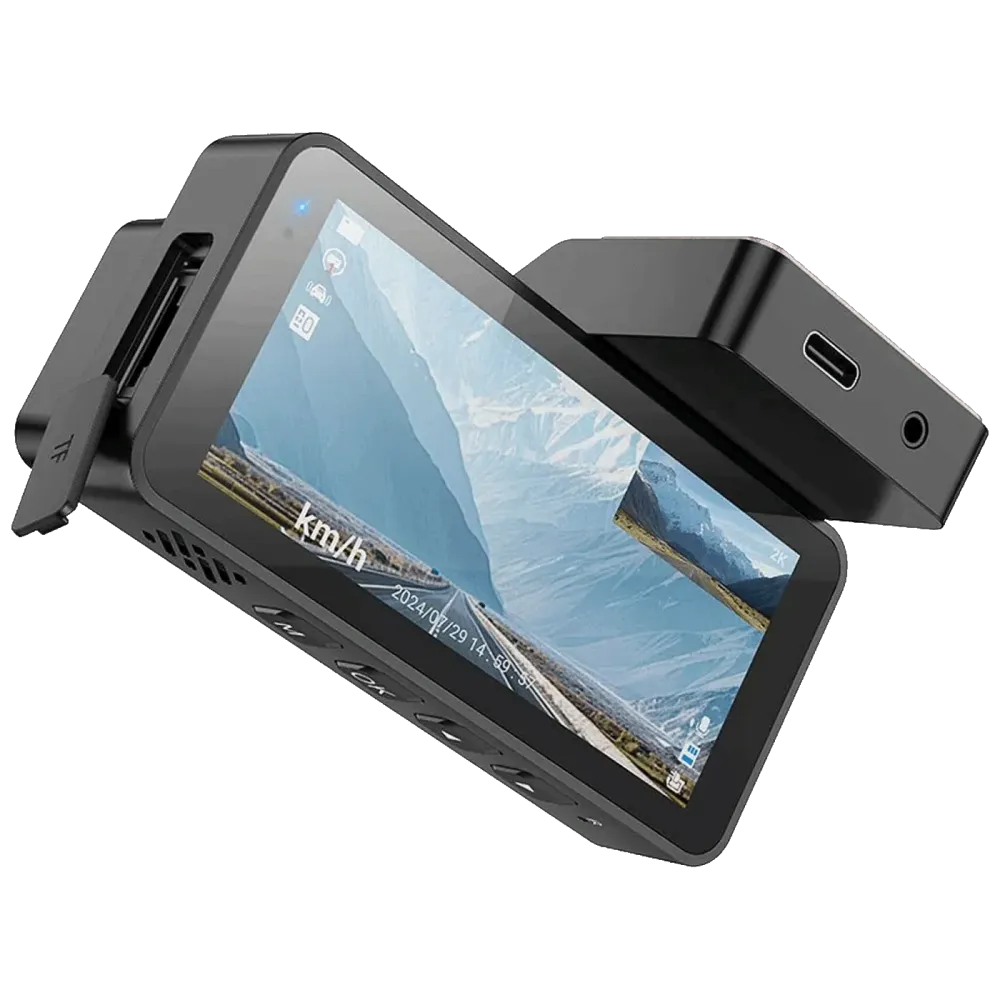 hoco. Auto kamera, 4 Mpxiel, Dual Camera, 2K, GPS, WiFi - DV12