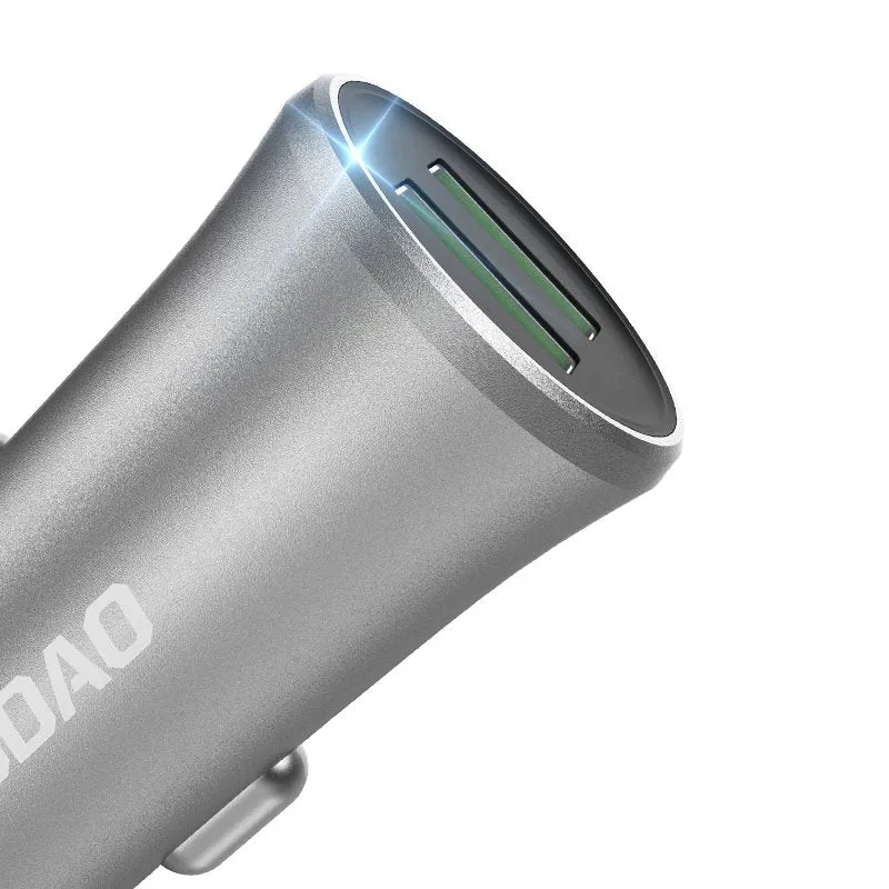 Auto punjač 2x USB 3.4A Kućište od aluminijske legure