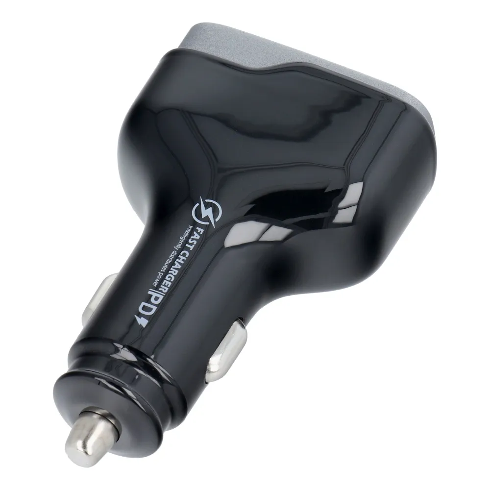 Auto punjač 2x USB QC 3.0 + 2x Type C PD CC53-2A2C (ukupno 120W)