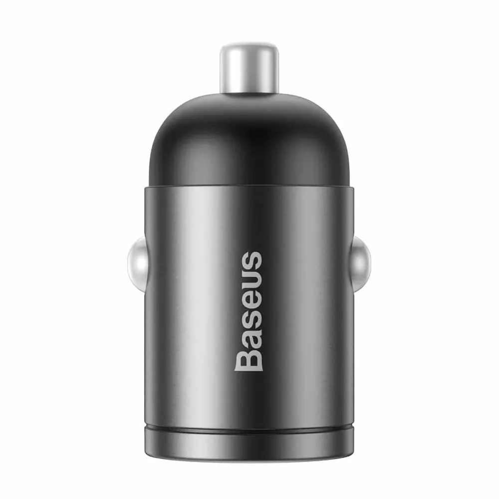Baseus Tiny Star Mini PPS punjač za automobil Type-C priključak 30 W sivi