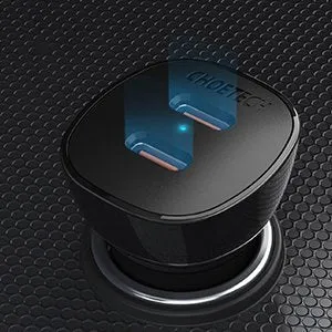 Choetech auto punjač 2x USB Type C Quick Charge Power Delivery 40W FCP AFC
