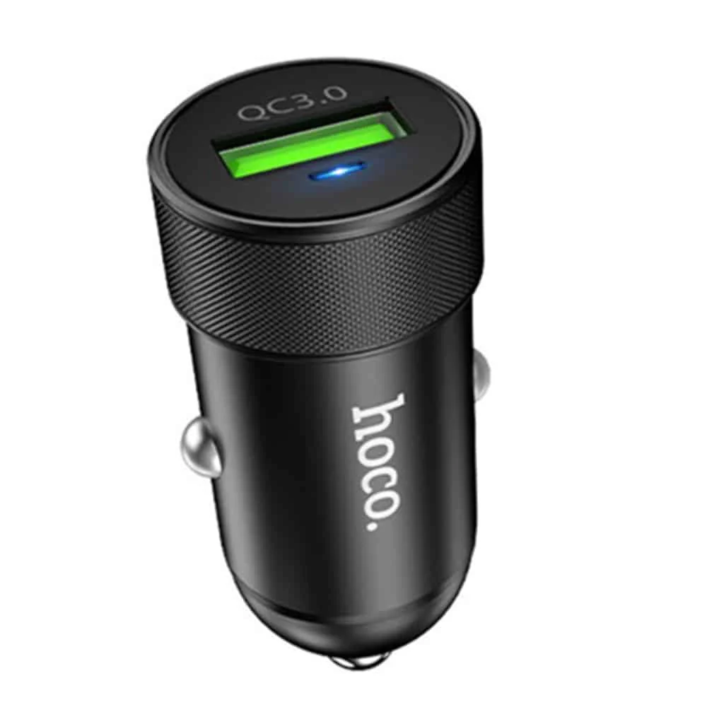 Hoco - Auto punjač Speed Up (Z32) - USB- QC 3.0 18W 3A - crni