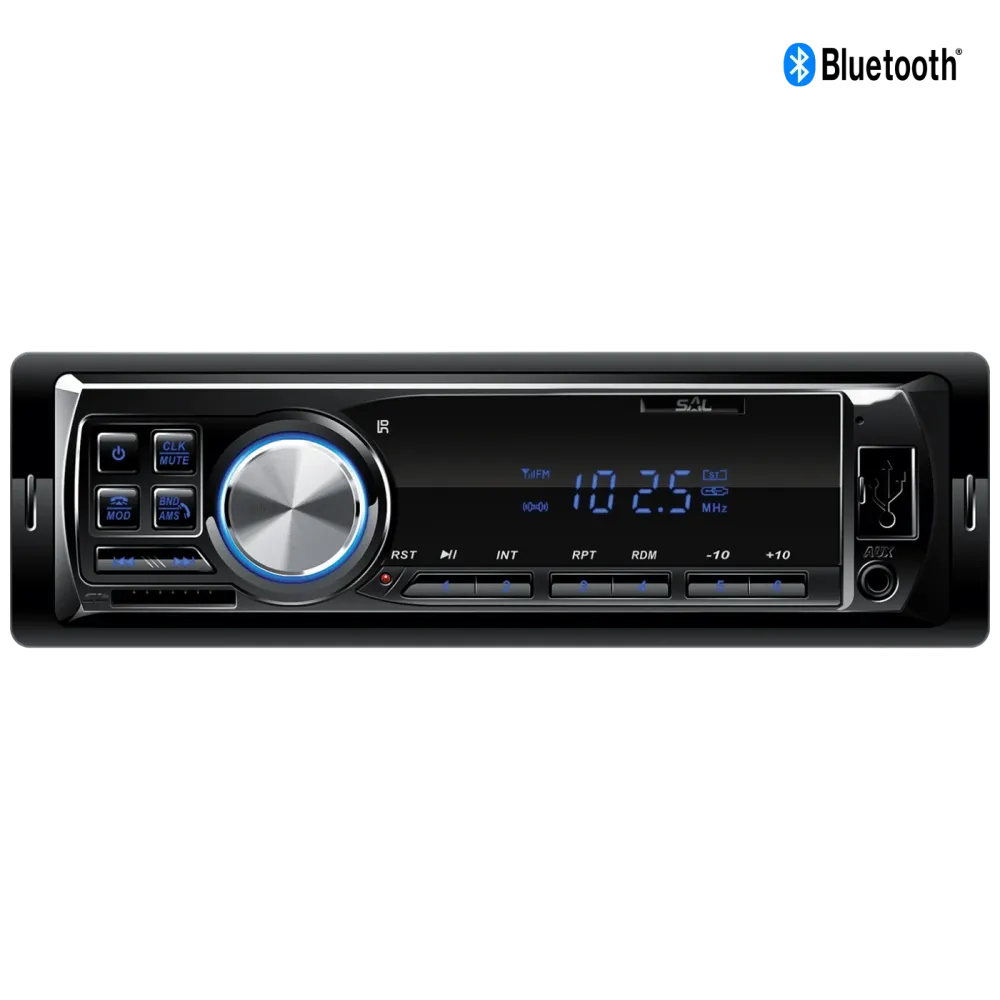 SAL Auto radio, 4 x 45W, BT, FM, USB/SD/AUX, daljinski upravljač - VBT 1100/BL