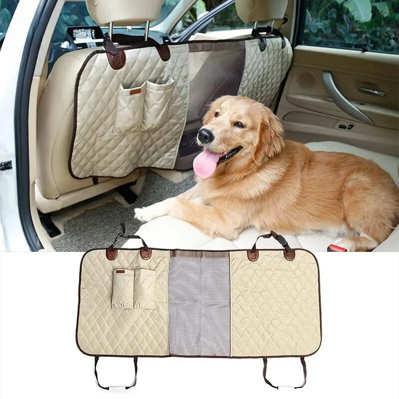 Doglemi sigurnosna mrež za auto za pse i mačke - pregrada za stražnje sjedalo, 124 x 46 cm