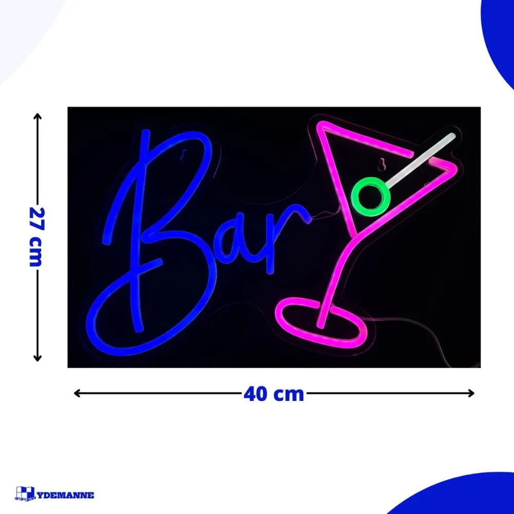 LED oznaka Bar USB 40x27cm