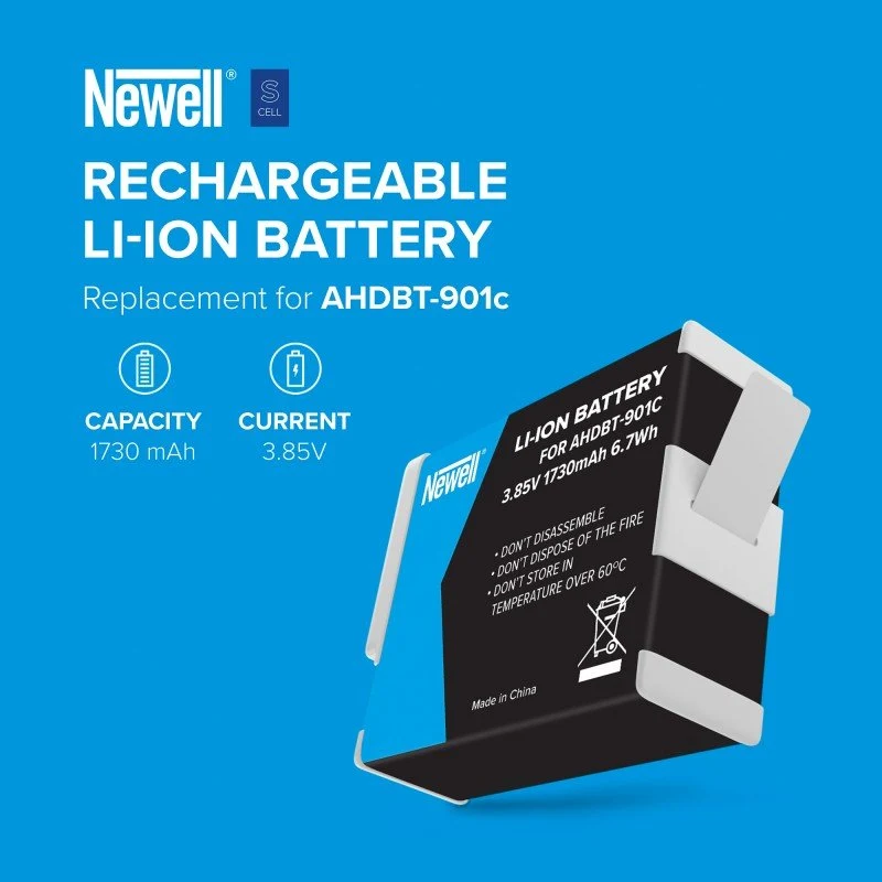 Newell baterija GoPro AHDBT-901C Supracell 1730mAh 3.8V (GoPro9/10/11/12)