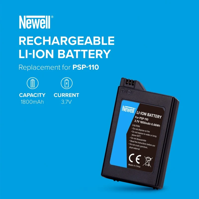 Newell baterija Sony PSP-110 za Sony PSP1000 (1800mAh 3,7V)