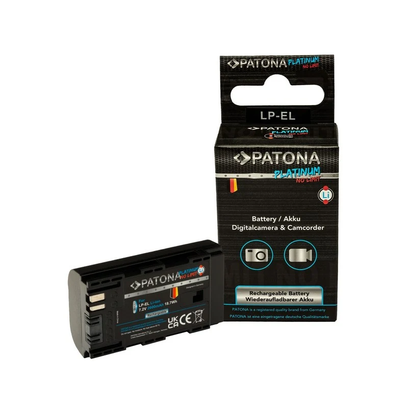 Patona Baterija Canon LP-EL PLATINUM 2600mAh 7,2V