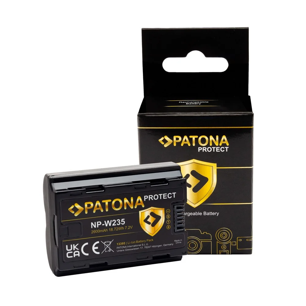 Patona Baterija Fuji NP-W235 PROTECT 2600mAh 7,2V
