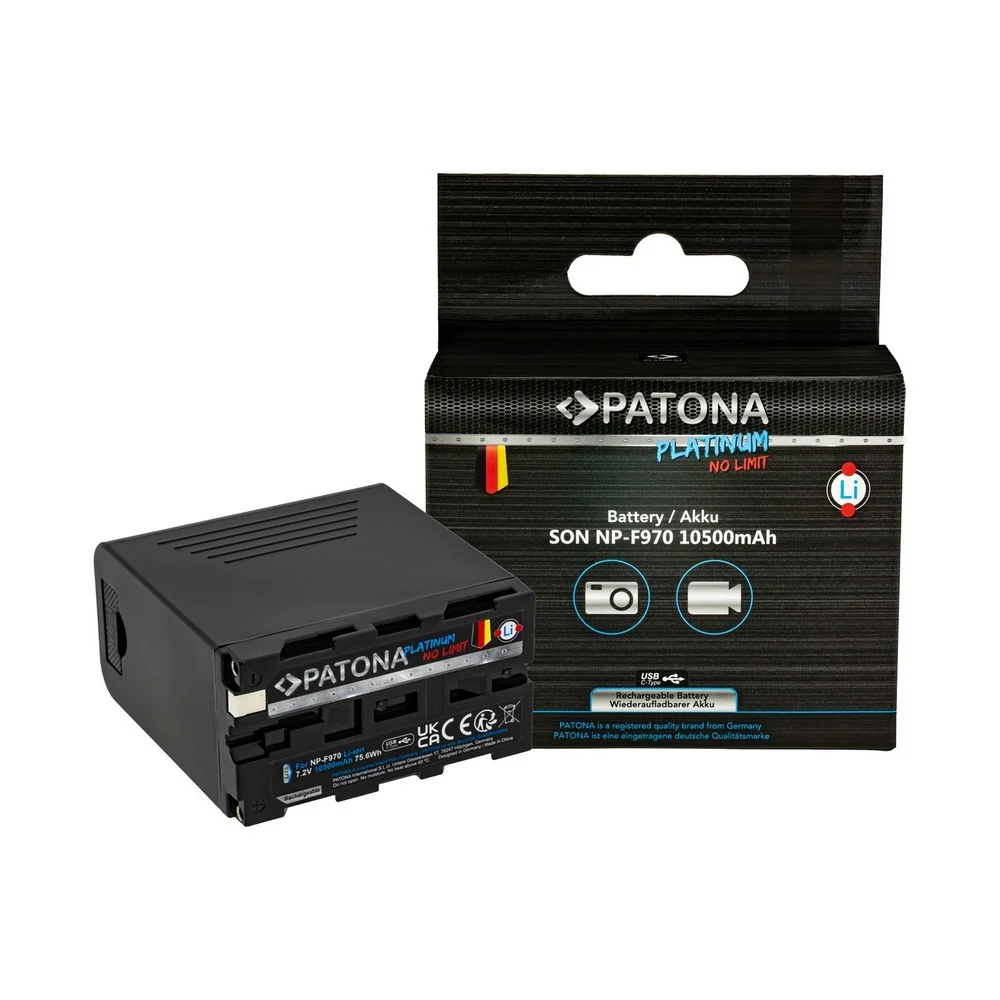 Patona Baterija Sony NP-F970 PLATINUM 10500mAh USB/ USB-C