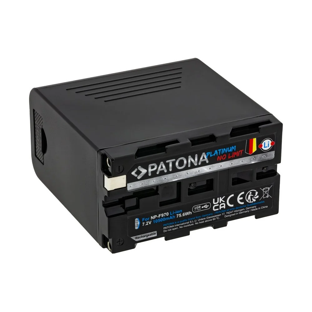 Patona Baterija Sony NP-F970 PLATINUM 10500mAh USB/ USB-C