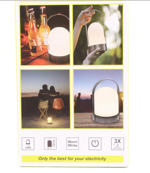 💡 Prijenosna LED lampa Matt – Ø13 × 22 cm