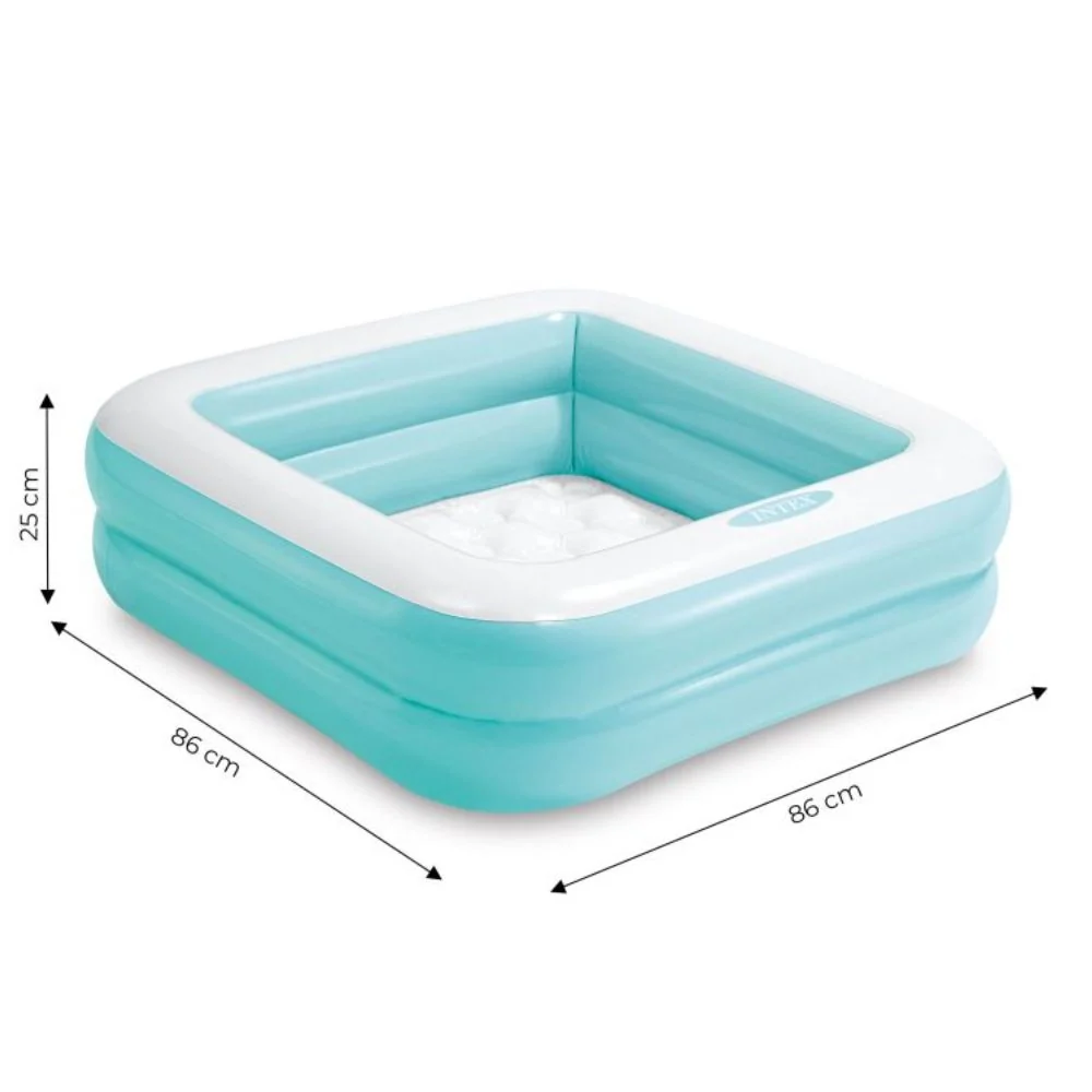 INTEX Četvrtasti bazen za djecu na napuhavanje, blue