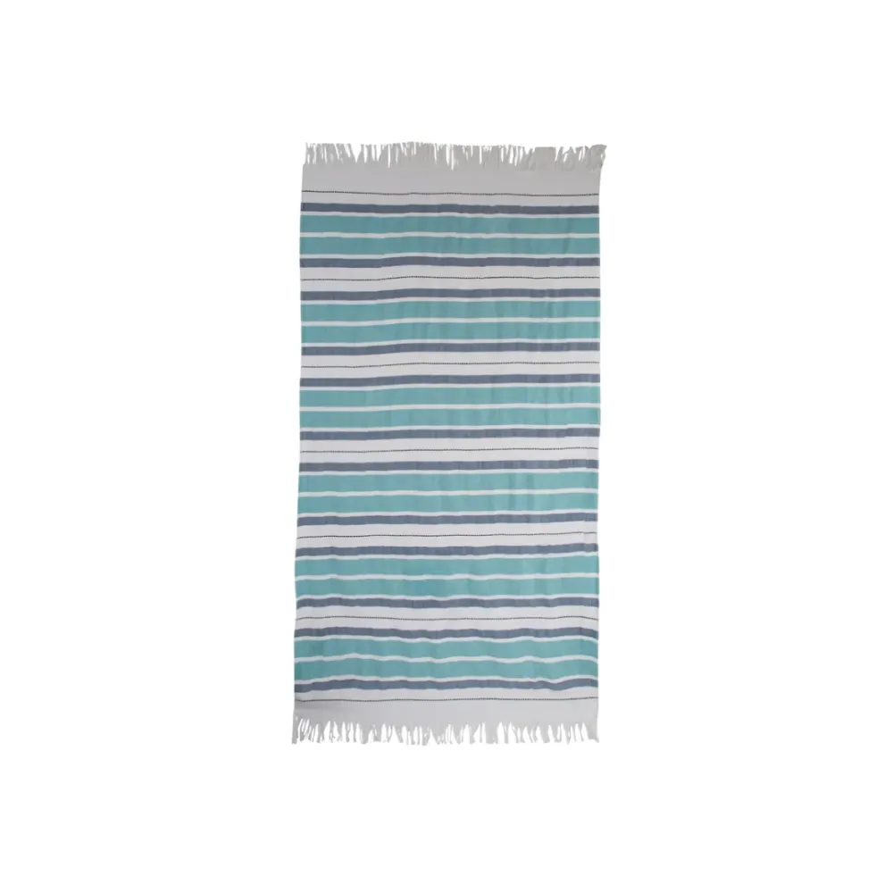 Antalya Beach Towel Fringe 35" x 70" Teal